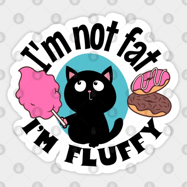 Fluffy cat Sticker by Polynesian Vibes